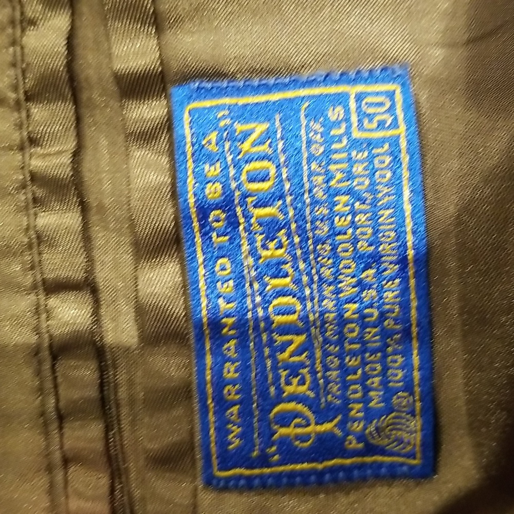Pendleton wool blazer EUC sz 50 - Picture 5 of 6
